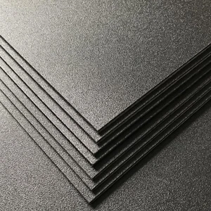 Pack of 2 ABS Plastic Sheet, Black Plastic Sheet 8" x 12" x 1/8" Thick (3mm) - Afbeelding 1 van 5