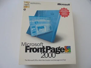 Microsoft Front Page 2000 2 Disc Set - Picture 1 of 2