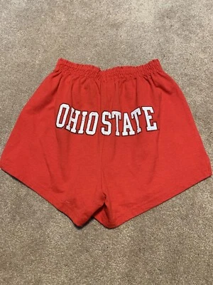 Pantalones Cortos Deportivos De Colección Para Mujer Rojo Suave Ohio State Buckeyes Salón Medianos Foto 1 de 4