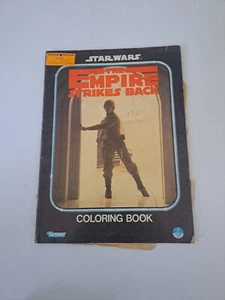 Libro da colorare vintage 1980 Star Wars L'Impero colpisce ancora INUTILIZZATO LUKE SKYWALKER - Foto 1 di 4