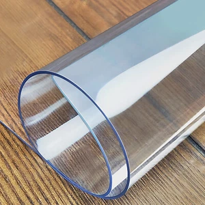 Clear PVC Tablecloth Protector Table Cover 42" x 80" Table Cover Mat Protector - Picture 1 of 12