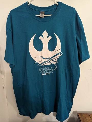 SJ Sharks Star Wars Night 2019 Marc Edouard Vlasic SGA T-Shirt XL X-Wing #44 Cover