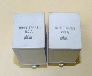 Pair, Western Electric Type 289A Input Transformers, Good - Picture 1 of 6