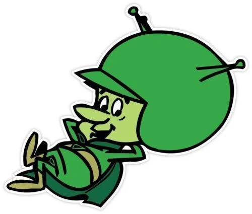 POPART Great Gazoo Sticker Decal vintage cartoons
