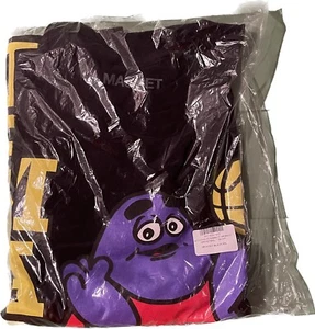 McDonald’s Market Grimace Hoops T-Shirt XXL Sealed New Air Dry Stored - Picture 1 of 2