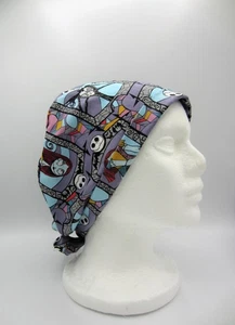 Surgical Scrub Hat for Women's Tieback - Jack & Sally - Picture 1 of 5