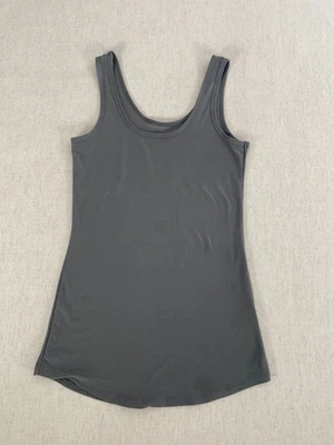 No Boundaries Athletic Tank Top Womens Small Gray Stretch Scoop Neck Sleeveless - Image 1 of 4