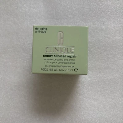 Crema de ojos Clinique Smart Wrinkle Repair 0,5 oz/15 ml nueva en caja Foto 1 de 2