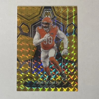 2024 Panini Mosaic Gold Prizm #41 Montez Sweat 5/10 Chicago Bears SSP - Image 1 of 4