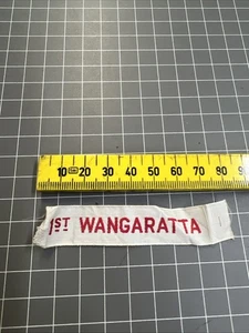 VINTAGE BOY SCOUTS PATCH BADEN POWELL CUBS VENTURER WANGARATTA NAME BAND E - Picture 1 of 2