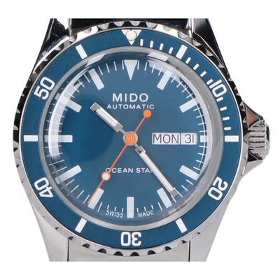 MIDO M026.83011.04 Ocean Star Tribute relógios mecânicos automáticos prata/marinho - Imagem 1 de 4