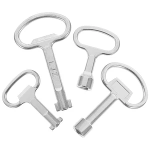 4 Pcs Utility Tool Universal Key Triangle Socket Spanner Cabinet Plumb - Picture 1 of 12