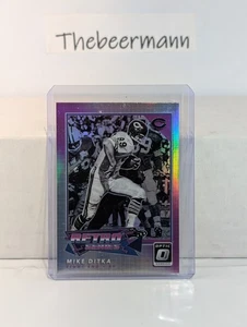 2022 Panini Optic Mike Ditka Retro Series Silver Prizm #RS-11 Chicago Bears HOF - Picture 1 of 2