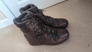British Army - Military - Haix Cold Wet Weather Goretex Leather Boots - UK 11M - Picture 1 of 5