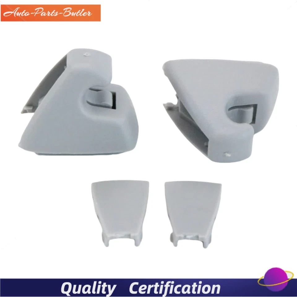 2PCS Gray Car Sun Visor Hook Clip For 2007-2013 Cadillac Escalade EXT 15882854 Foto 1 de 4