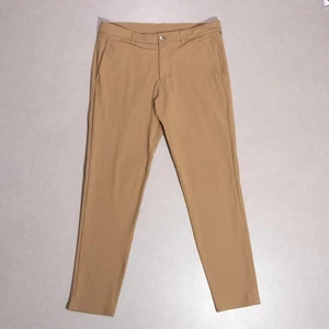 Lululemon Commission Pants Slim Warpstreme Performance Stretch Golf Chino 36x33 - Picture 1 of 8