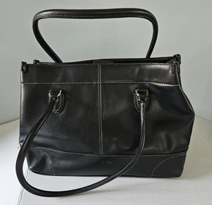 Bolso de Mano/Bolso de Mano Liz Claiborne 13"x10" Soportes Cuero Sintético Bolsillo Extraíble - Imagen 1 de 11