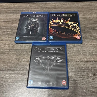 Game of Thrones Blu Ray Season 1, 2 and 4 - Image 1 of 4