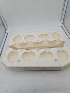 Molde de fundición deslizante vintage de 4 huevos lisos - Imagen 1 de 16