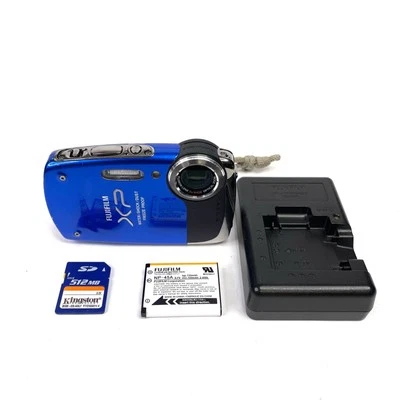 Fujifilm FinePix XP Series XP21 14.0 MP Digital Camera Blue - Tested Working* - Image 1 of 4