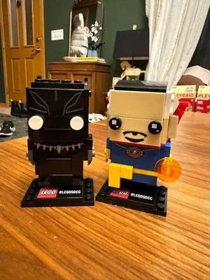 LEGO 41493 Black Panther & Doctor Strange - SDCC BrickHeadz - Marvel Foto 1 de 2