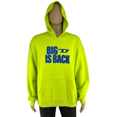 DIESEL Men Green S-BOXT-HOOD-N2 Hoodie Sweater Pullover Size L - Image 1 of 4