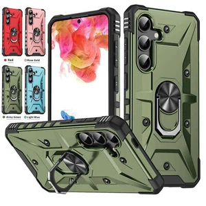 Funda con soporte de anillo a prueba de golpes de grado militar para Samsung Galaxy A16 5G/A15 - Imagen 1 de 74