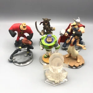 Lote de figuras de trabajo de Disney Infinity, cristal x7 - Imagen 1 de 8