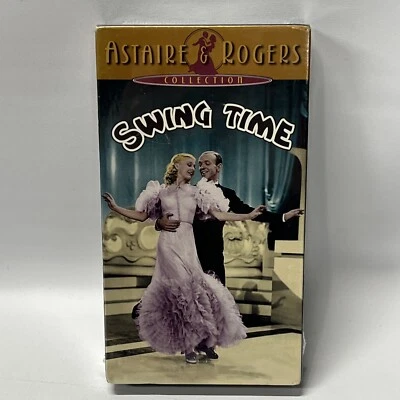 FACTORY SEALED Swing Time VHS 2001 Astaire Rogers Collection Cover NEW Sealed - Image 1 of 4