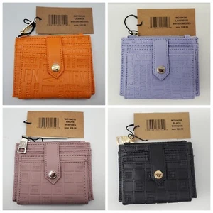 STEVE MADDEN kleine Geldbörsen Scheine Münzkarten Ausweis schwarz lila Lavendel orange UPick - Bild 1 von 6