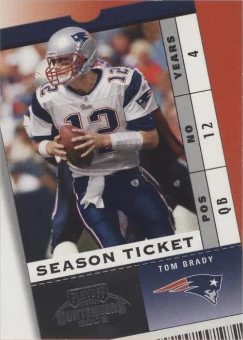 2003 Playoff Contenders Tom Brady #22