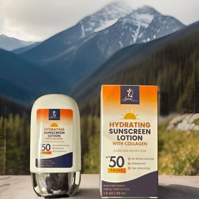LYONS CHOICE Hydrating Mineral Sunscreen spf 50 / Collagen / Aloe Vera Extract /No White Cast