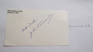 John Newcombe signed Postcard TENNIS - Picture 1 of 3