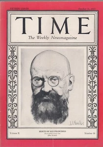 Time magazine--Oct 31 1927- Hertz of San Francisco-----16 - Imagen 1 de 1