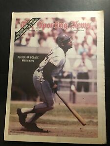 1970 Sporting News SAN FRANCISCO Giants WILLIE MAYS Player of Decade NO LABEL
