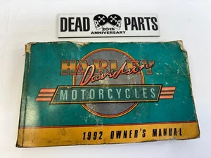 Harley 1992 todos los modelos propietarios manual guía barato 99466-92 - Imagen 1 de 3