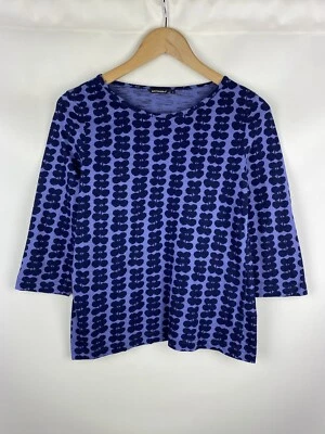 Marimekko ladies patterned long sleeve tunic blouse size S - Image 1 of 4