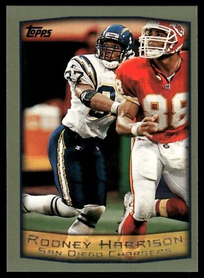 1999 Topps #265 Rodney Harrison San Diego Chargers Football Card - Image 1 of 2