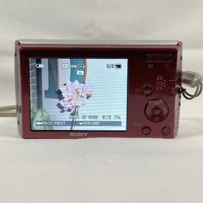 Sony Cyber-Shot DSC-W510 Digital Camera 720p HD Video Recording Blink Detection - Image 1 of 4