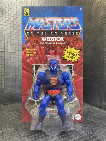 Mattel Masters of the Universe Origins 5.5-in Webstor Action Figure Cover