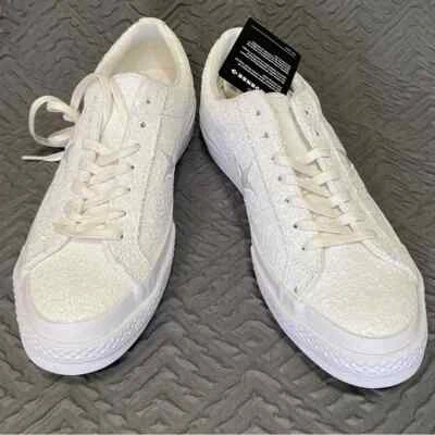 Zapatillas Converse One Star Texturizadas Blancas Brillantes Unisex Para Mujer’s 9.5 Nuevas en Caja Foto 1 de 4