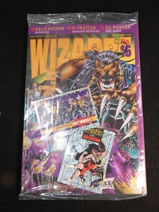 New Sealed December 1992 Wizard Magazine #16 Dale Keown Pitt Promo Cards 