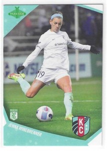 2022 PARKSIDE NWSL ROOKIE RC BASE #28 JENNA WINEBRENNER KANSAS CITY