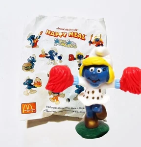 Figura Rara PROMOCIÓN Animadora Pitufa Pitufo Vintage 1990 Pitufos NUEVA - Imagen 1 de 8