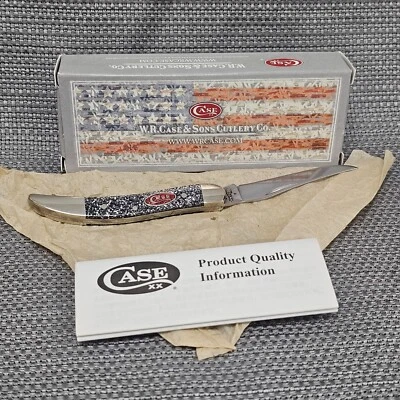 W.R. Case & Sons USA Case XX Tiny Toothpick Knife Silver Stardust 2017 No. 75011 - Image 1 of 4