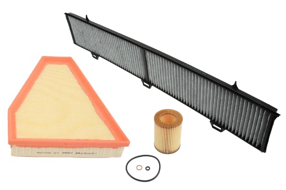 Filtro de aire filtro de aceite filtro de cabina de CA carbono para BMW 128i E90 E91 E92 E93 06-13 Foto 1 de 1