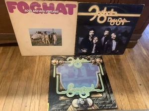 Foghat - Energized, Night Shift & Rock And Roll Outlaws Bearsville Vinyl LP - VG - Picture 1 of 8