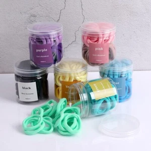 50 Stück Geschenkbox Haarring Haargummi hochelastisch und langlebig - Bild 1 von 25