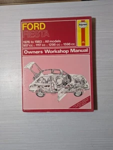 Ford Fiesta MK1 Haynes Manual 1976 to 1983 inc XR2 Sport S Ghia L GL - Picture 1 of 4