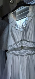 vintage sexy vanity fair robe gown set size 32 nylon tricot - Picture 1 of 11